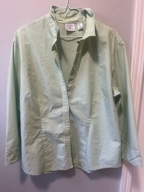 Riders by Lee Mint Green Men's Button-Down Shirt